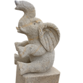 Chapeau de pilier éléphant