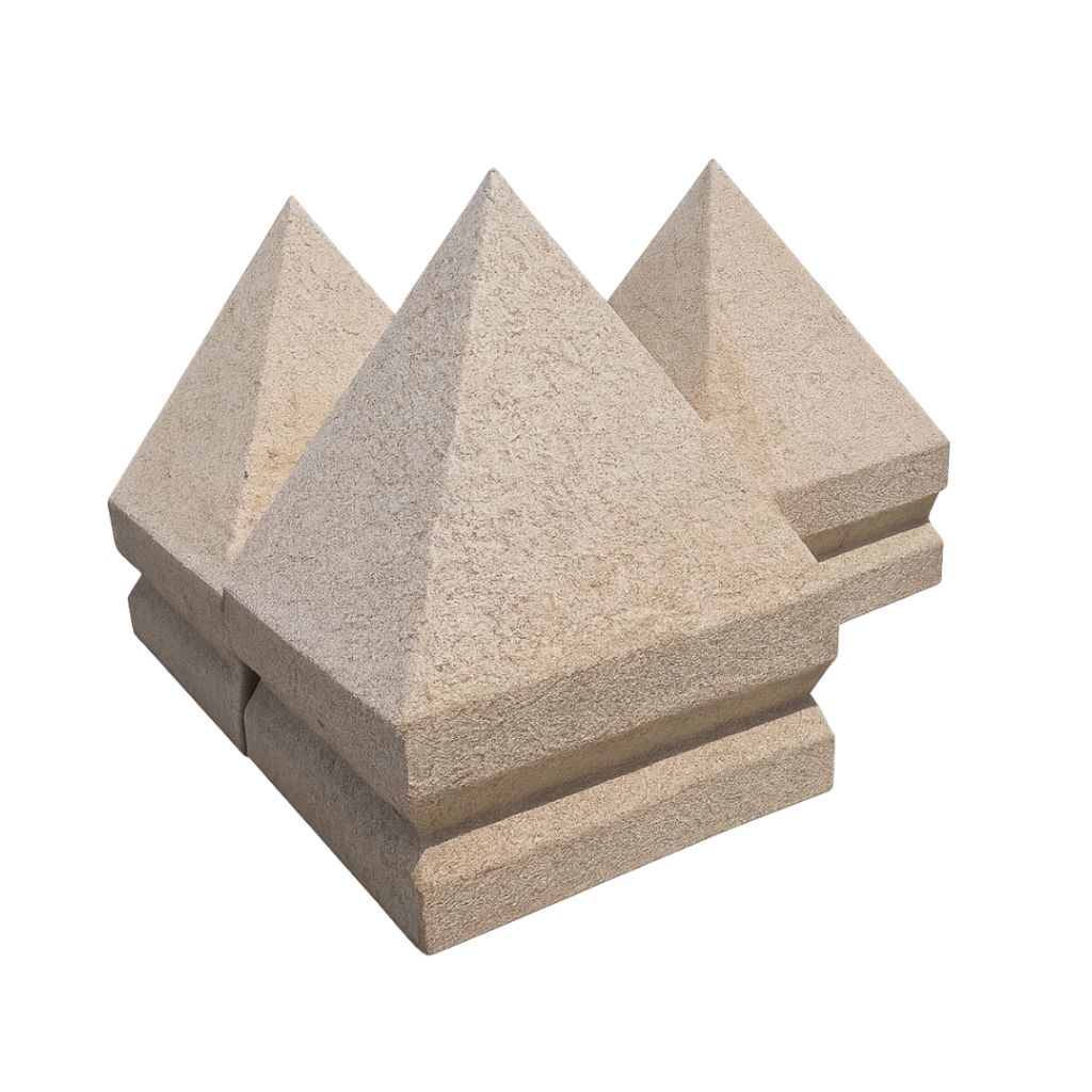 Chapeau de pilier pyramide