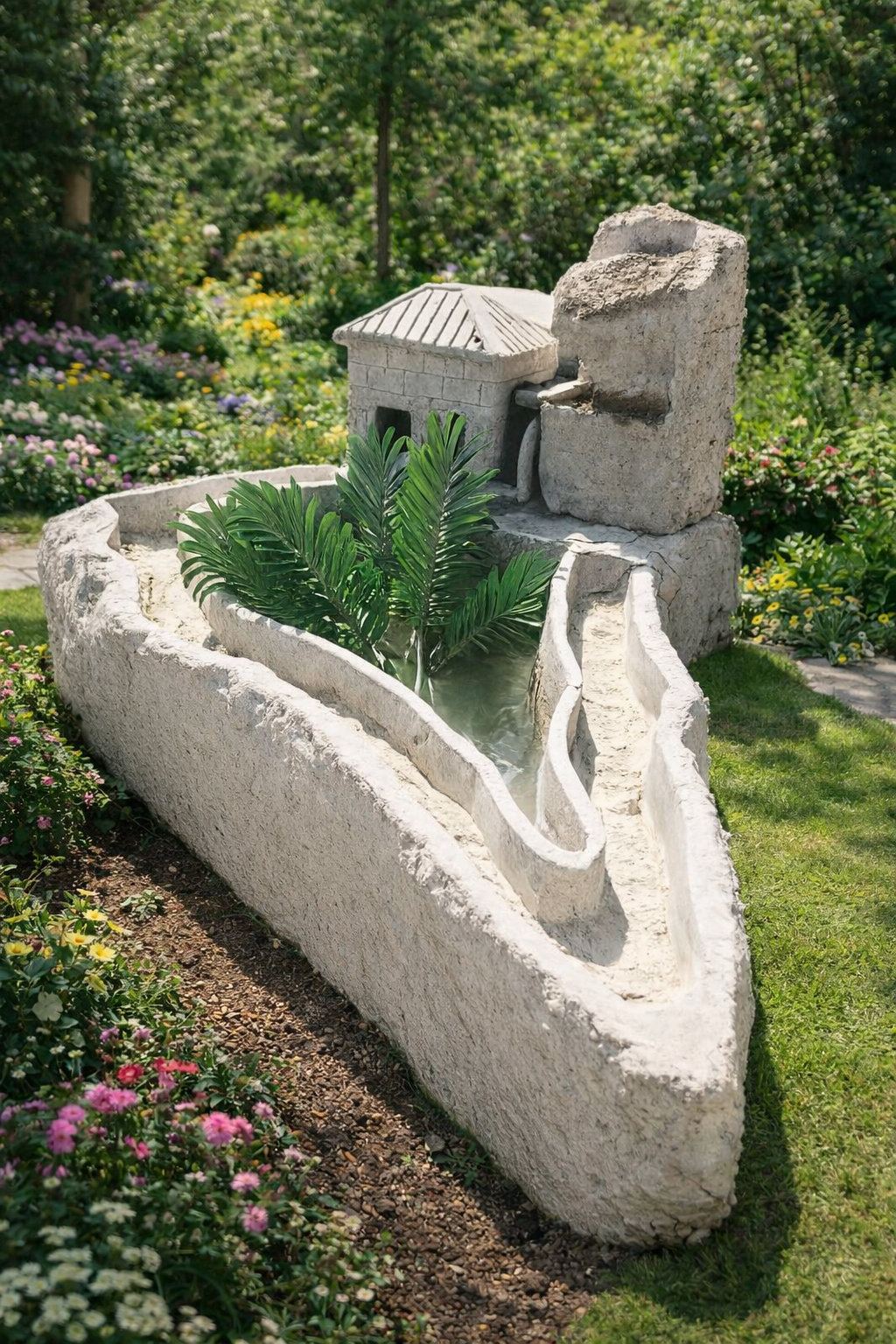 Fontaine Pavillon en granit
