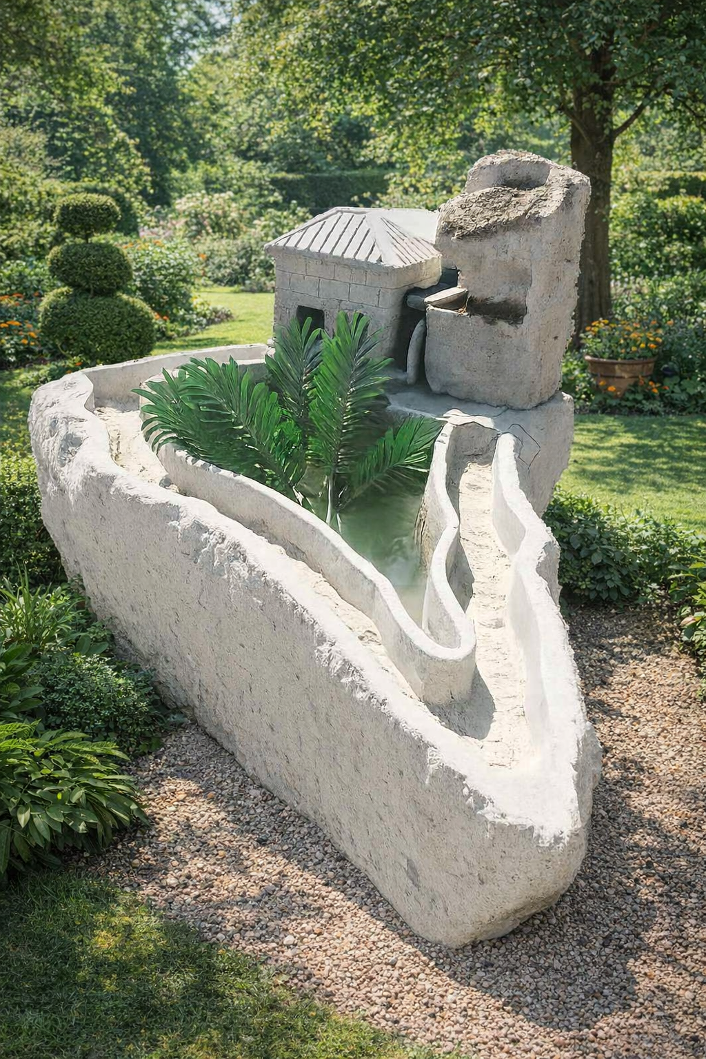 Fontaine Pavillon en granit