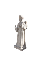 Statue pèlerin granit