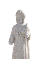 Statue pèlerin granit